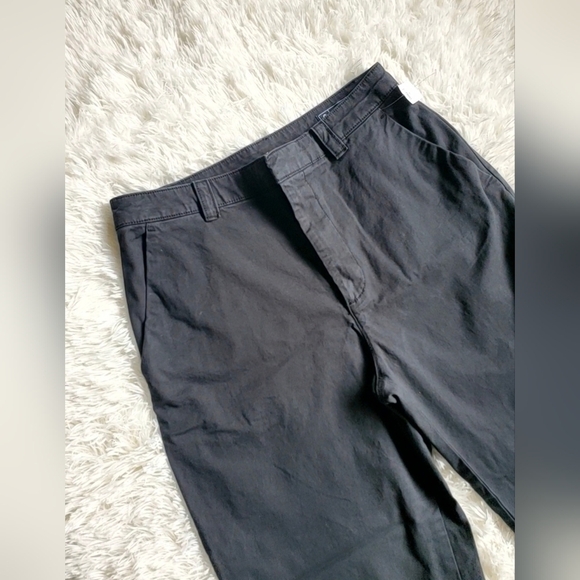 GAP 90's Straight Up Khakis with Washwell Size 6 Black Y2k Pants #815869 RT $70 - Picture 10 of 13